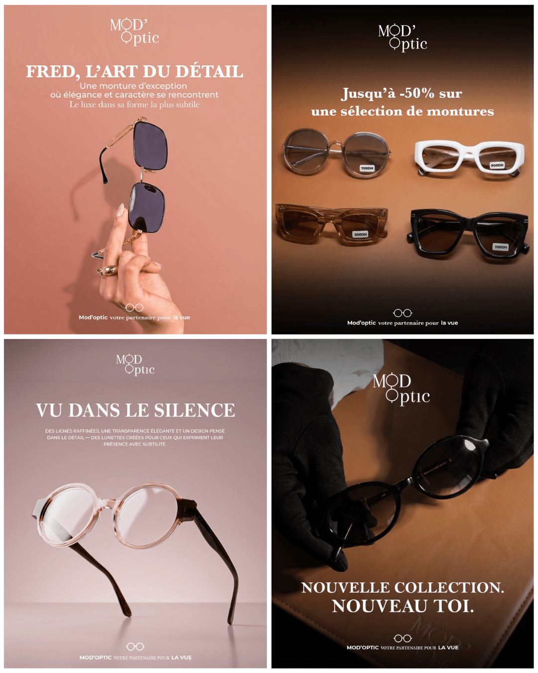 Identité visuelle Mod Optic : une refonte stratégique pour incarner confiance et modernité