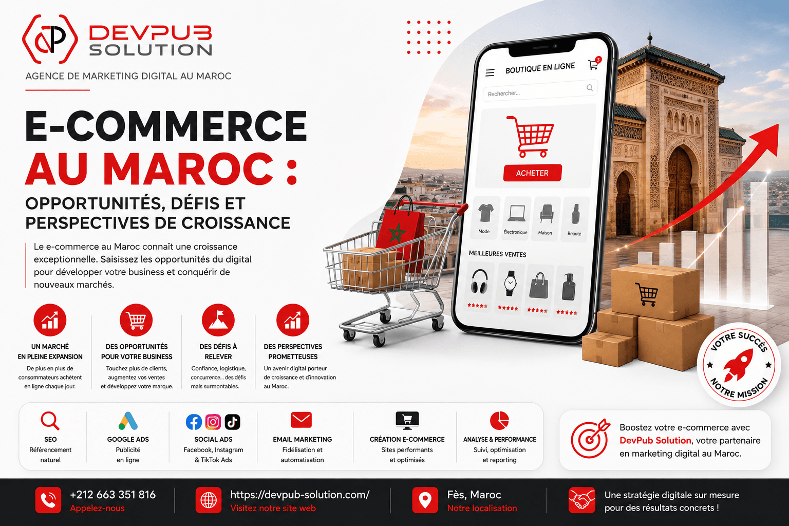 E-commerce au Maroc : Opportunités, Défis et Perspectives de Croissance