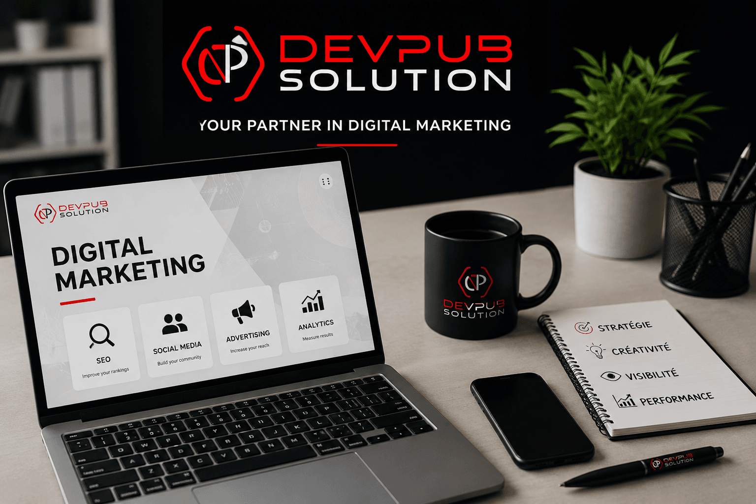 Les Catégories de Création de Sites Web par DevPub Solution